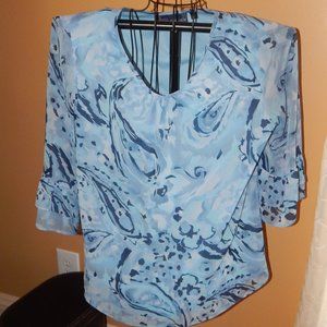 Ladies Susan Graver Style  Blouse- Top    Size XL